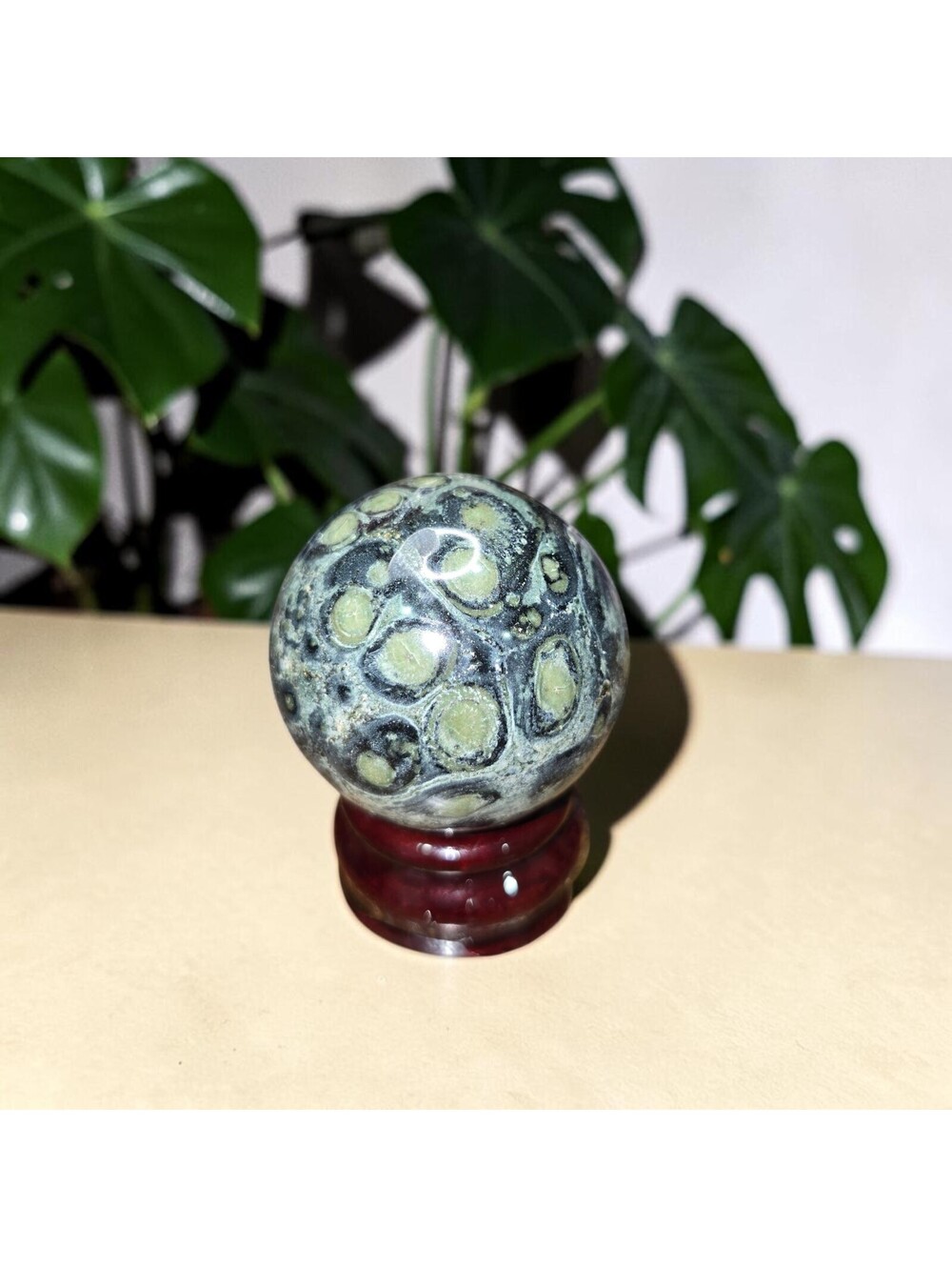 A052. Kambaba Jasper 49mm Natural Crystal Sphere Orb